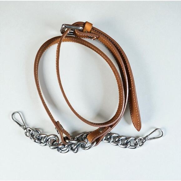 CAVALCANTI Italian Designer Leather Satchel Shoulder Bag Brown Luxury Timeless - Picture 10 of 14